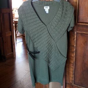 Short sleave sweater dress